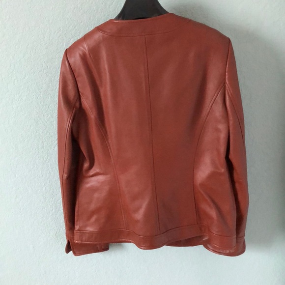 Talbots genuine leather jacket - Picture 2 of 2